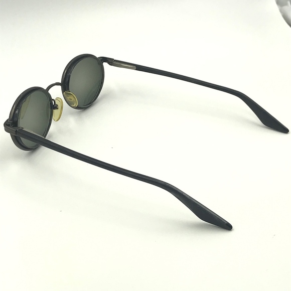 VINTAGE AMERICAN OPTICAL BLACK ROUND SUNNY SHADES - Picture 8 of 8